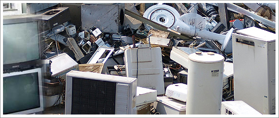 回収した廃棄家用電器